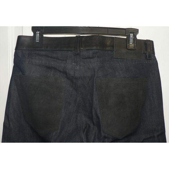 Marc by Marc Jacobs Low Rise Slim Tapered Mix Media Jeans Grey Multi 30x34 $398 - Picture 5 of 5